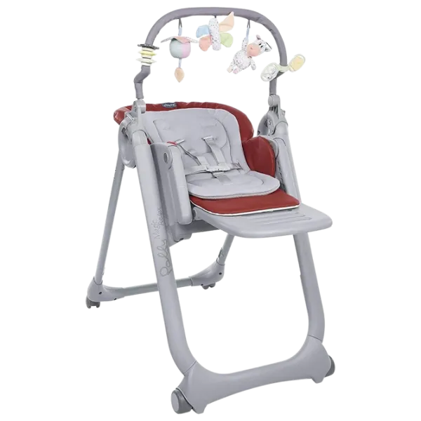 Стульчик для кормления Chicco Polly Magic Relax (7226-004) Классический/ 0 месяцев / Красный  photo 1