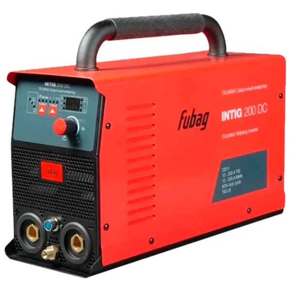 Сварочный аппарат Fubag INTIG 200 AC/ DC PULSE 220 В ручная дуговая (MMA), аргонно дуговая (TIG)/ Красный photo 1