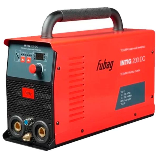 Сварочный аппарат Fubag INTIG 200 AC/ DC PULSE 220 В ручная дуговая (MMA), аргонно дуговая (TIG)/ Красный photo 1