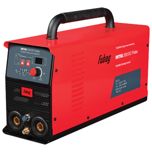 Aparat de sudat Fubag INTIG 200 DC PULSE 220 V cu electrod (MMA), cu gaz inert (TIG)/ Red photo 1