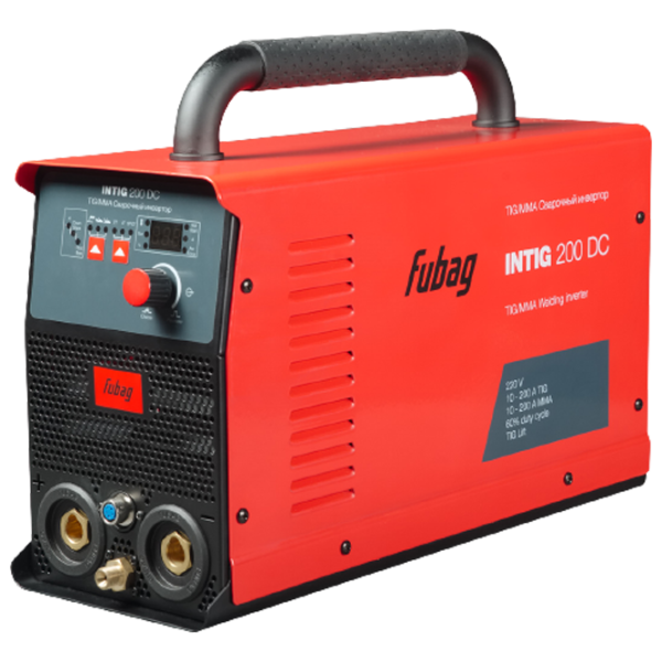 Aparat de sudat Fubag INTIG 200 DC 220 V cu electrod (MMA), cu gaz inert (TIG)/ Red photo 1