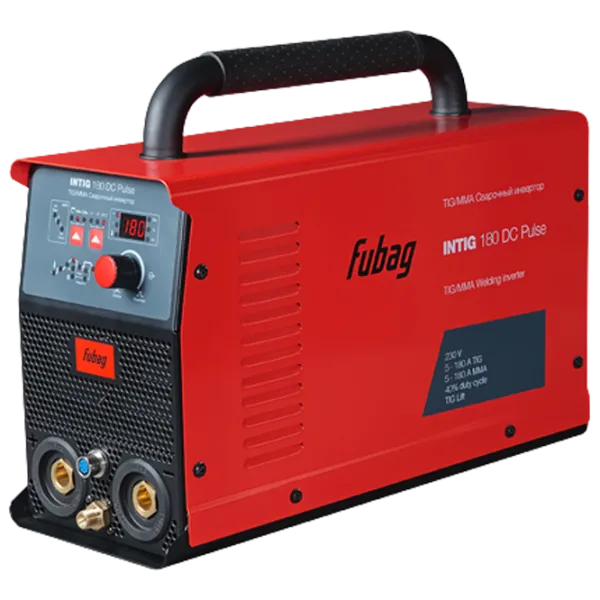 Сварочный аппарат Fubag INTIG 180 DC PULSE 220 В ручная дуговая (MMA), аргонно дуговая (TIG)/ Красный photo 1