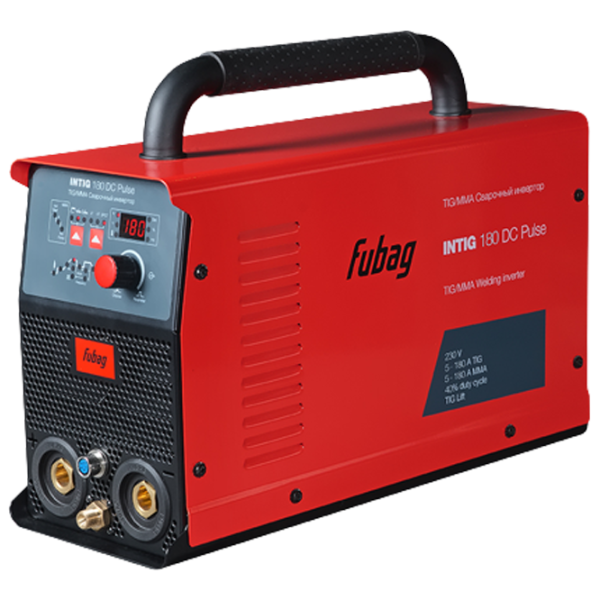 Сварочный аппарат Fubag INTIG 180 DC PULSE 220 В ручная дуговая (MMA), аргонно дуговая (TIG)/ Красный photo 1