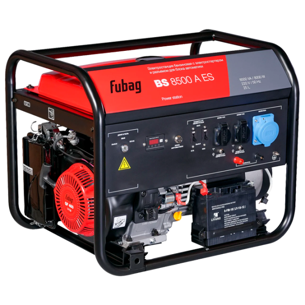 Генератор Fubag BS8500AES 230 В Бензин/ 8 кВт photo 1 Генератор Fubag BS8500AES 230 В Бензин/ 8 кВт photo 1