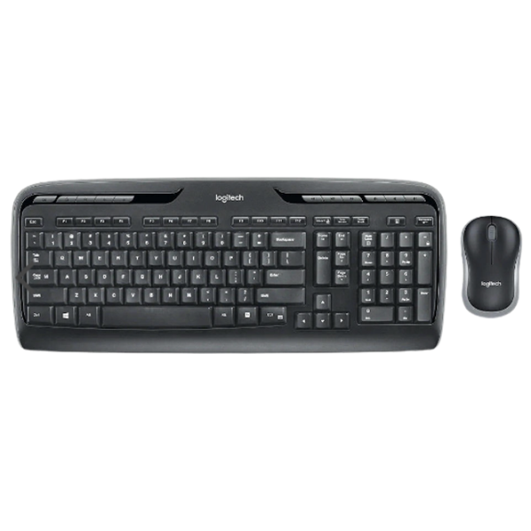 Клавиатура и Мышь Logitech Desktop MK330 Беспроводные / Черный photo 1