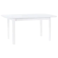 Masă de bucătărie extensibilă Signal Diego II PAL/ White