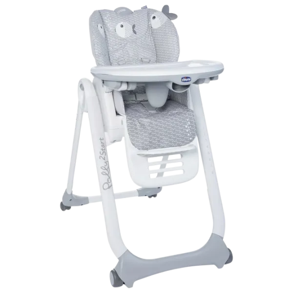 Стульчик для кормления Chicco Polly 2 Start (5402210) Классический/ 6 месяцев / Серый  photo 1