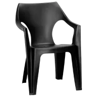 Садовый стул Keter Dante Low Пластик/ Пластик/ Графитовый