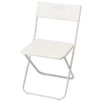 Scaun de grădină Ikea Fejan Plastic/ Plastic/ White