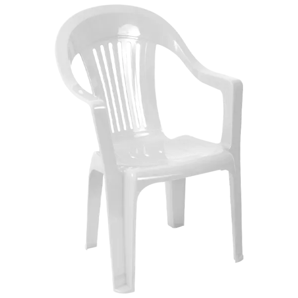 Scaun de grădină Napochim Sole Plastic/ Plastic/ White photo 1 Scaun de grădină Napochim Sole Plastic/ Plastic/ White photo 1