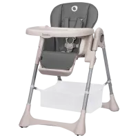 Стульчик для кормления Lionelo Zanna (3330-001) Классический/ 6 месяцев / Серый 