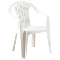 Scaun de grădină Bica Ratak Polipropilenă/ Plastic/ White