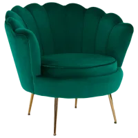 Fotoliu living Tempo Kondela Noblin New Gold Green