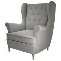 Кресло для гостиной Eltap Aros 1F Sawana 21 Серый