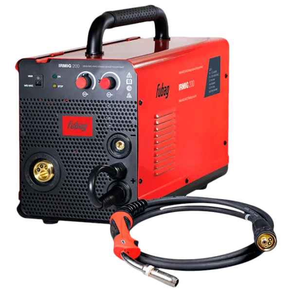 Aparat de sudat Fubag IRMIG 200 220 V semiautomat (MIG/ MAG)/ Red photo 1
