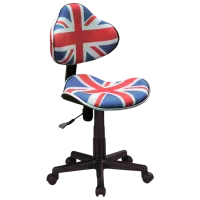 Fotoliu de birou Signal Q-G2 Stofă/ Red Blue