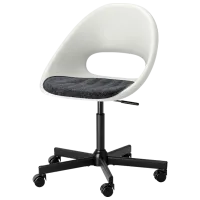 Офисное кресло Ikea Loberget/ Malskar Полиэстер/ Белый Черный