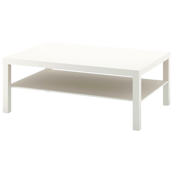 Măsuță de cafea Ikea Lack 118 - 78 White photo 1