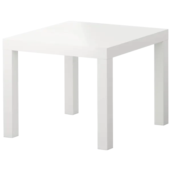 Журнальный столик Ikea Lack 55 - 55 Белый photo 1