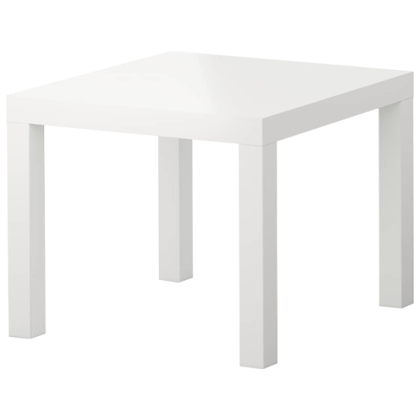 Журнальный столик Ikea Lack 55 - 55 Белый photo 1