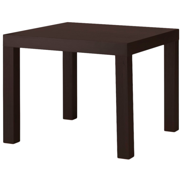 Журнальный столик Ikea Lack 55 - 55 Черный photo 1