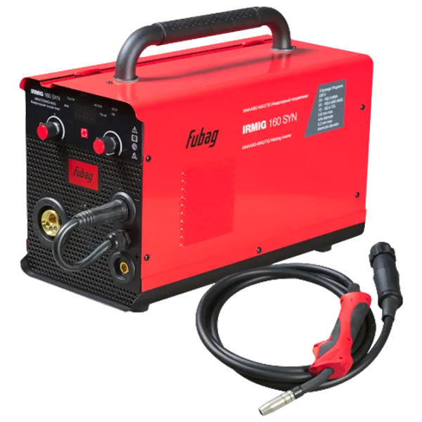 Aparat de sudat Fubag IRMIG 160 SYN 220 V ММА+MIG+MAG+TIG/ Red photo 1