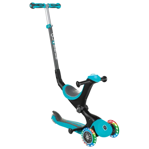 Trotinetă pentru copii cu trei roți Globber Go Up Deluxe (7234-003) 50 kg/ Teal photo 1 Trotinetă pentru copii cu trei roți Globber Go Up Deluxe (7234-003) 50 kg/ Teal photo 1