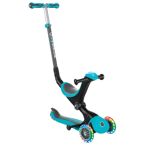 Trotinetă pentru copii cu trei roți Globber Go Up Deluxe (7234-003) 50 kg/ Teal photo 1 Trotinetă pentru copii cu trei roți Globber Go Up Deluxe (7234-003) 50 kg/ Teal photo 1