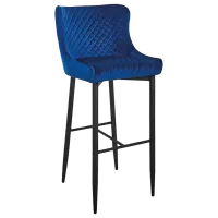 Барный стул Signal Colin B H-1 Бархат/ Металл/ Navy Blue