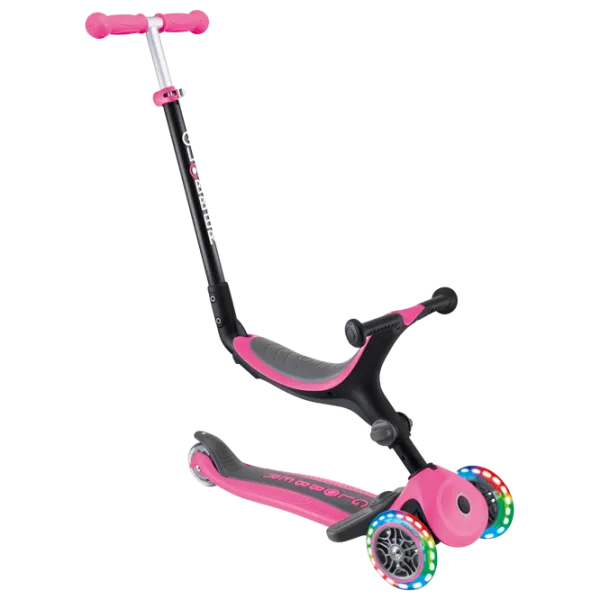 Trotinetă pentru copii cu trei roți Globber Go Up Foldable Plus (7235-003) 50 kg/ Pink photo 1 Trotinetă pentru copii cu trei roți Globber Go Up Foldable Plus (7235-003) 50 kg/ Pink photo 1