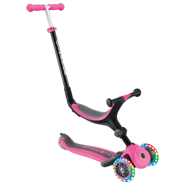 Trotinetă pentru copii cu trei roți Globber Go Up Foldable Plus (7235-003) 50 kg/ Pink photo 1 Trotinetă pentru copii cu trei roți Globber Go Up Foldable Plus (7235-003) 50 kg/ Pink photo 1