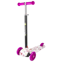 Trotinetă pentru copii cu trei roți Lorelli Yuppee (10390100016) 50 kg/ Pink