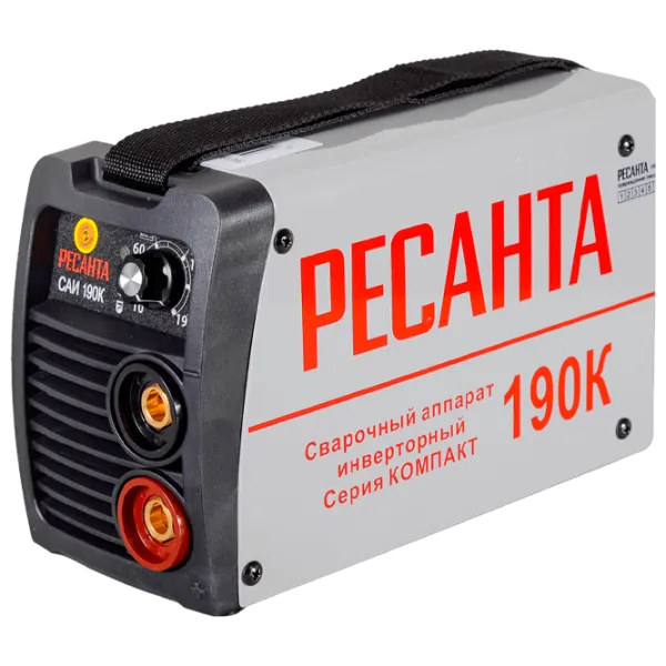 Aparat de sudat Resanta САИ-190K 220 V cu electrod (MMA) / Gray photo 1