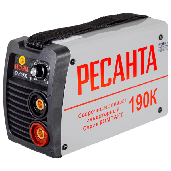 Aparat de sudat Resanta САИ-190K 220 V cu electrod (MMA) / Gray photo 1