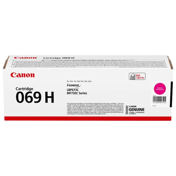 Cartuş Canon CRG-069H Magenta/ Original/ Laser photo 1 Cartuş Canon CRG-069H Magenta/ Original/ Laser photo 1