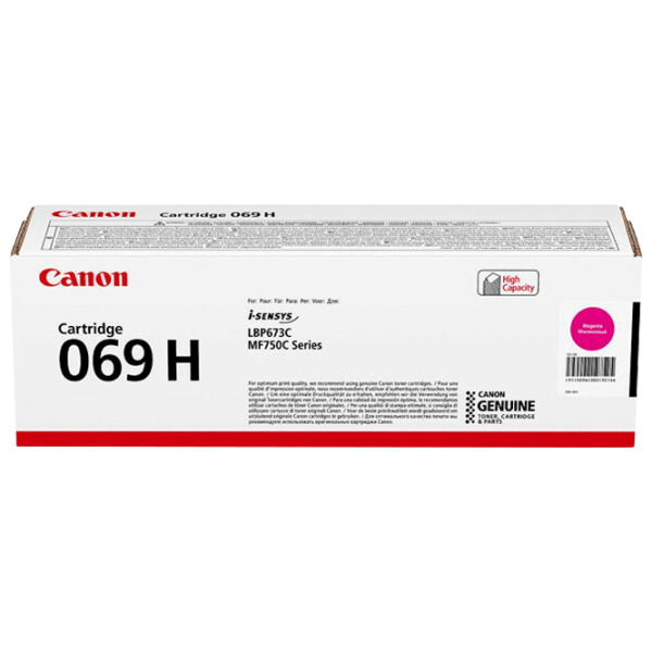 Cartuş Canon CRG-069H Magenta/ Original/ Laser photo 1 Cartuş Canon CRG-069H Magenta/ Original/ Laser photo 1