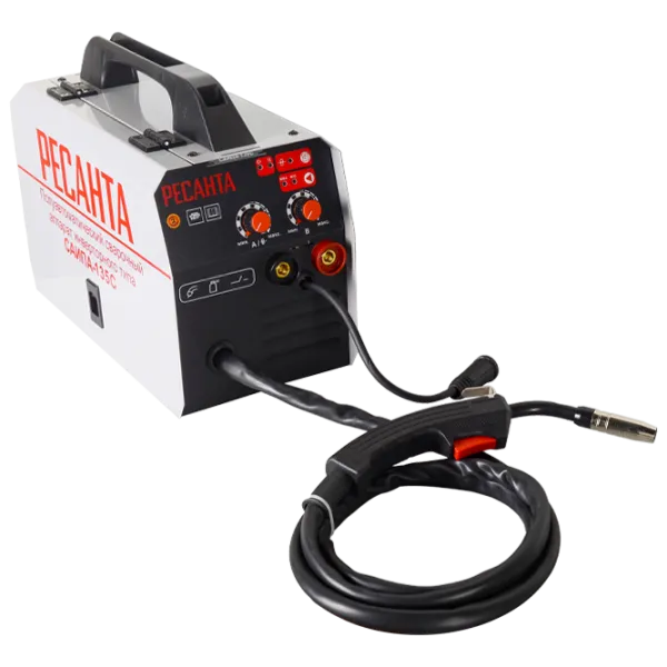 Aparat de sudat Resanta САИПА-135C 230 V semiautomat (MIG/ MAG)/ Gray photo 1