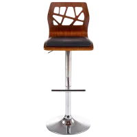 Барный стул Halmar H34 Искусственная кожа/ Сталь/ Nut