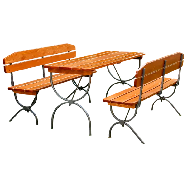 Набор мебели для террасы Mobilaiud Linz Металл/ Дерево/ Дерево/ Коричневый photo 1 Набор мебели для террасы Mobilaiud Linz Металл/ Дерево/ Дерево/ Коричневый photo 1