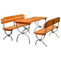 Набор мебели для террасы Mobilaiud Linz Металл/ Дерево/ Дерево/ Коричневый