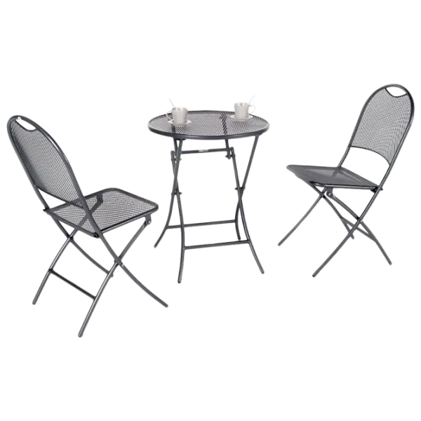 Set mobilă terasă Green Bay Balkon Metal/ Metal/ Metal/ Black photo 1 Set mobilă terasă Green Bay Balkon Metal/ Metal/ Metal/ Black photo 1