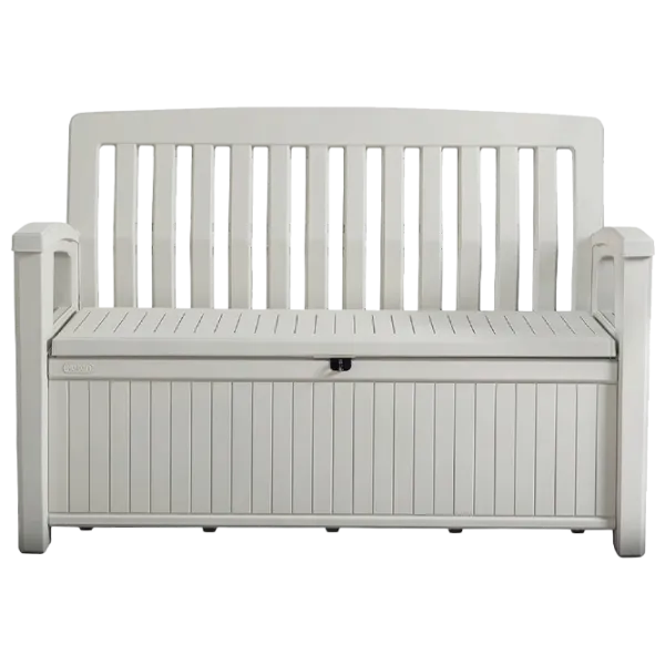Садовый стул Keter Patio Bench Пластик/ Пластик/ Белый photo 1