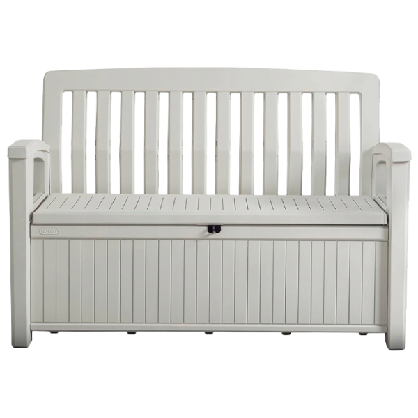 Садовый стул Keter Patio Bench Пластик/ Пластик/ Белый photo 1