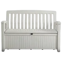 Садовый стул Keter Patio Bench Пластик/ Пластик/ Белый