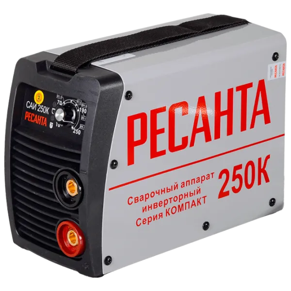 Aparat de sudat Resanta САИ-250K 260 V cu electrod (MMA)/ Gray photo 1
