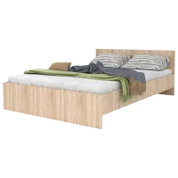 Кровать Haaus Remi 160 x 200 см/ ЛДСП/ Дуб cонома