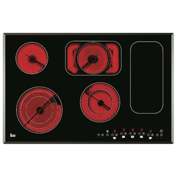 Plită încorporabilă electrică Teka GKST 80 DZBW 7300 W/ Black photo 1