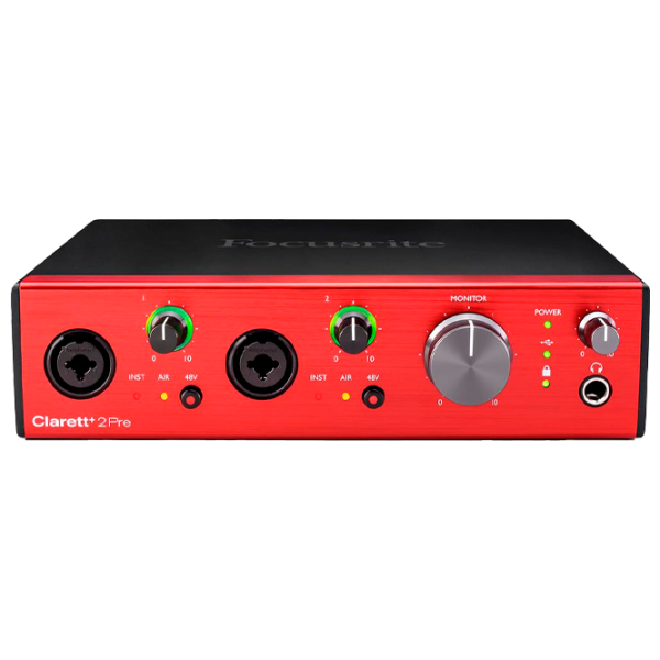 Interfață audio Focusrite Clarett+ 2Pre 192 kHz/ 20 Hz - 20 kHz/ Black photo 1 Interfață audio Focusrite Clarett+ 2Pre 192 kHz/ 20 Hz - 20 kHz/ Black photo 1