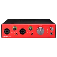 Interfață audio Focusrite Clarett+ 2Pre 192 kHz/ 20 Hz - 20 kHz/ Black