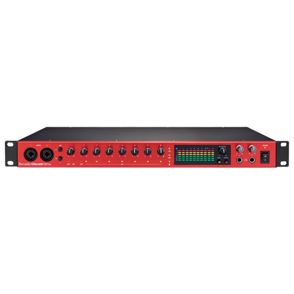 Аудио интерфейс Focusrite Clarett+ 8Pre 192 кГц/ 20 Гц - 20 кГц/ Черный photo 1